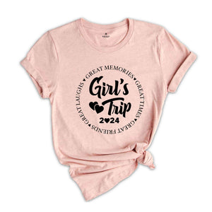 Girls Trip 2024 Shirt, Girls Weekend 2024 Gift, Girls Vacation Shirt, Girls Weekend Trip Tee, Vacay Mode Shirt, Besties Shirt, Summer Tee