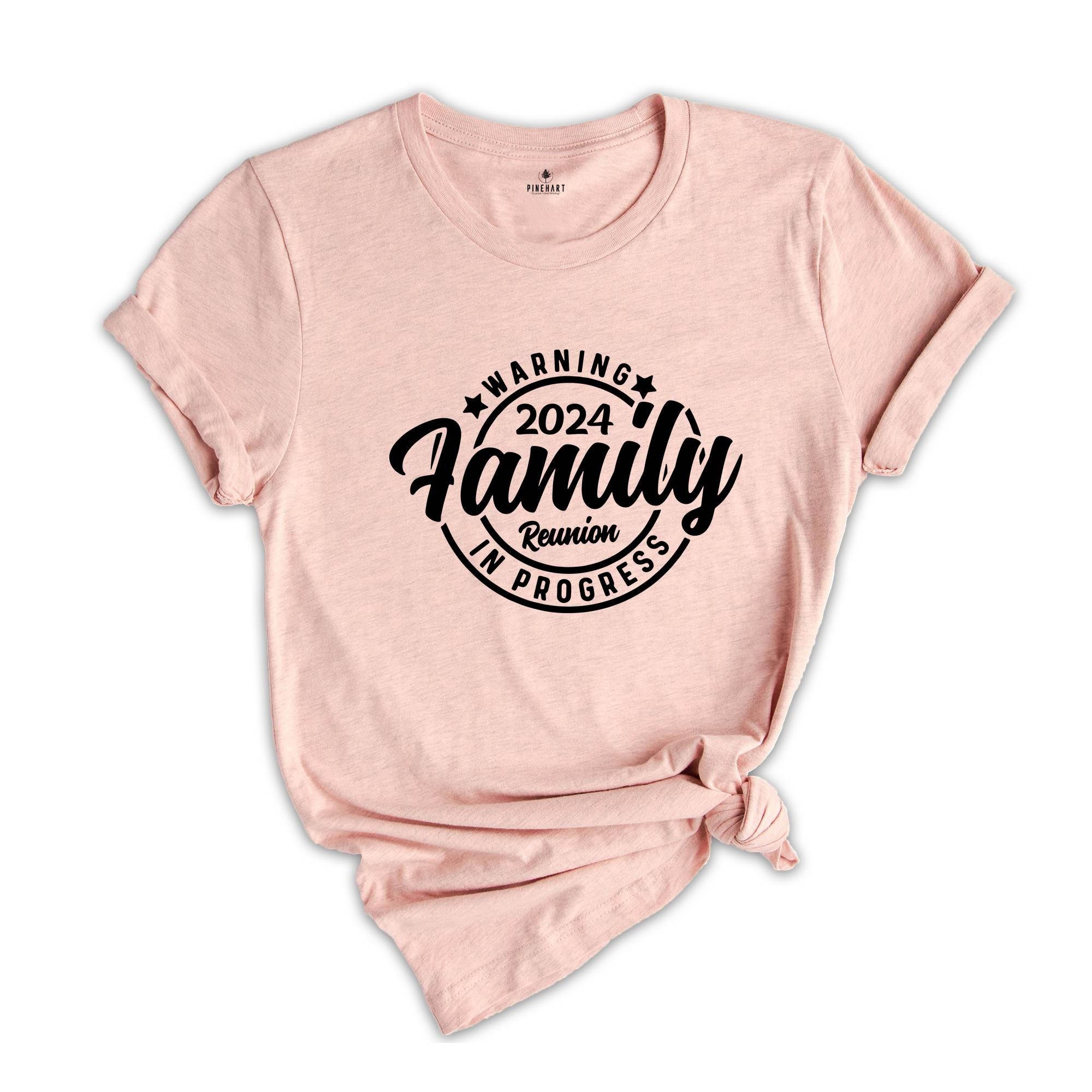 Warning 2024 Family Trip in Progress Shirt, Vacation Shirt, Family Trip Tee, Matching Family Vacation Tee, Family Matching, Family Gift