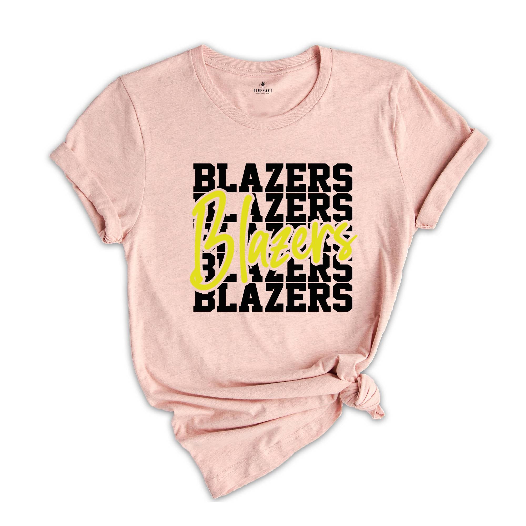 Team Mascot Shirt, Blazers Team Shirt, Blazers Football Shirt, Blazers Fan Shirt, Blazers School Shirt, Blazers School Spirit