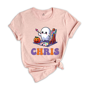 Custom Halloween Shirt, Personalized Trick Or Treat Shirt, Custom Halloween Shirt, Halloween Shirt, Name Halloween Custom Shirt, Name Shirt