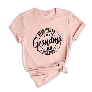 Grandma To Be Grandpa To Be, Pregnancy Announcement Shirt, New Grandparents Shirt, Custom Grandma Gifts, Personalized Nana Shirt