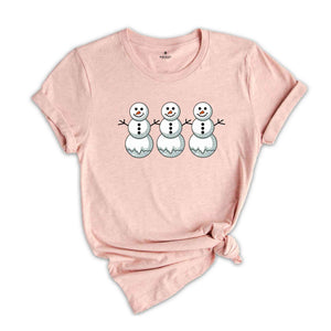 Snowman Shirt, Winter Christmas Shirt, Cute Holiday Shirt, Trendy Christmas Shirt, Fall Season Shirt, Cute Snowman Shirt