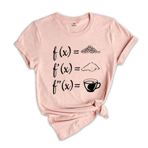 Math Teachers Derivation the Coffee Bean Shirt, Math Teacher Gift, Math Tee, Funny Math Shirt, Coffee Lover Teacher