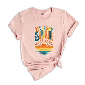 You Are My Sunshine Shirt, Retro Beach Vibes Tee, Sun Rays Shirt, Vintage 90s Beach Shirt, Retro Summer Time