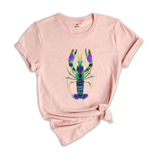 New Orleans shirt, Crawfish Tee , Fat Tuesday Gift, Crayfish Costume, Mardi Gras Party T-Shirt, Watercolor Crawfish Shirt, Festival Shirt