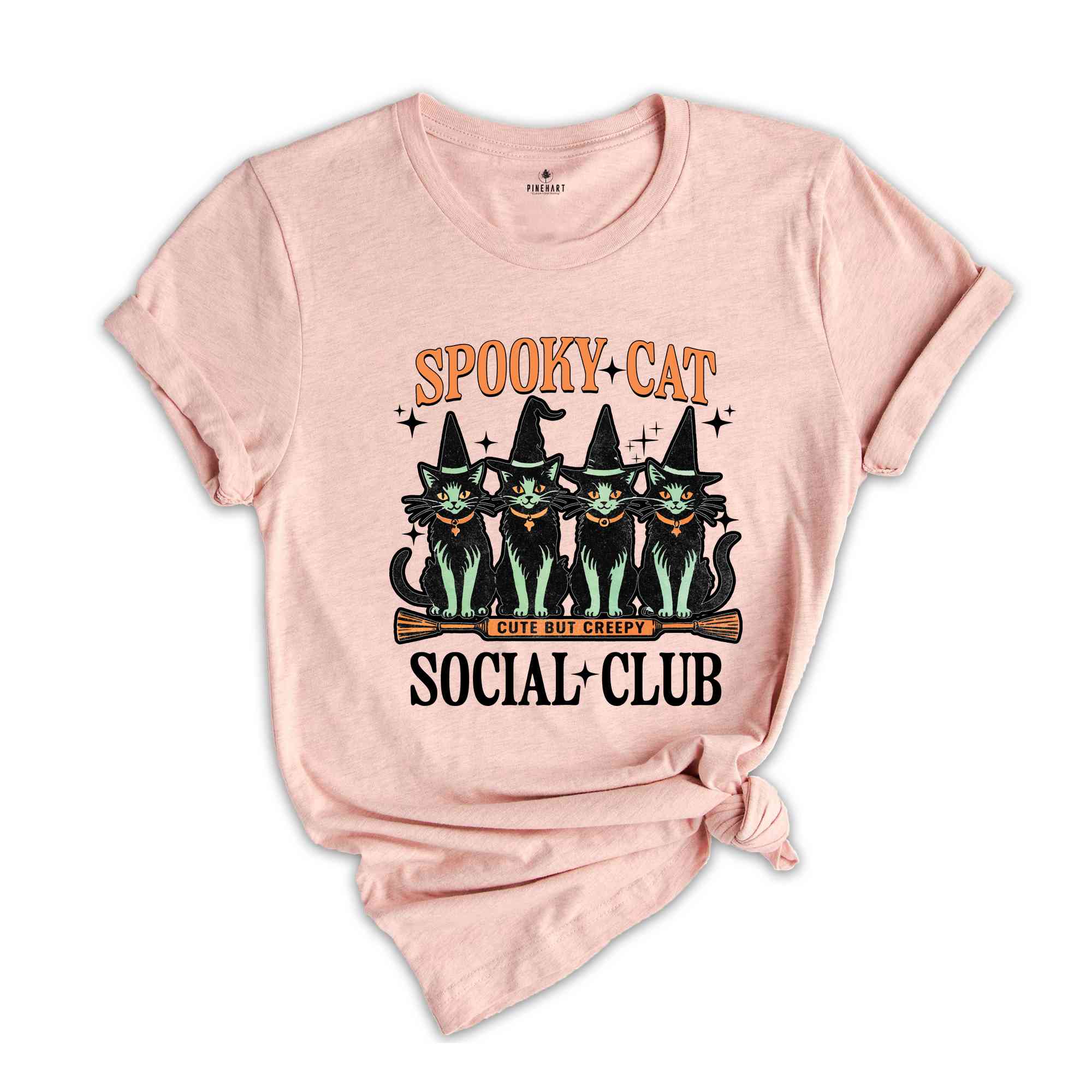 Spooky Cat Social Club Shirt, Cute But Creepy Shirt, Cool Halloween Cats Shirt, Halloween Shirt, Funny Halloween Shirt, Cats Shirt