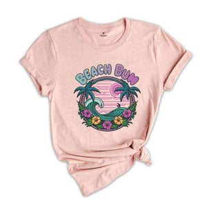 Beach Bum Shirt, Beach Waves Shirt, Preppy Shirt, Beach Happy Vibes Shirt, Summer Sunset Shirt, Good Vibes Shirt