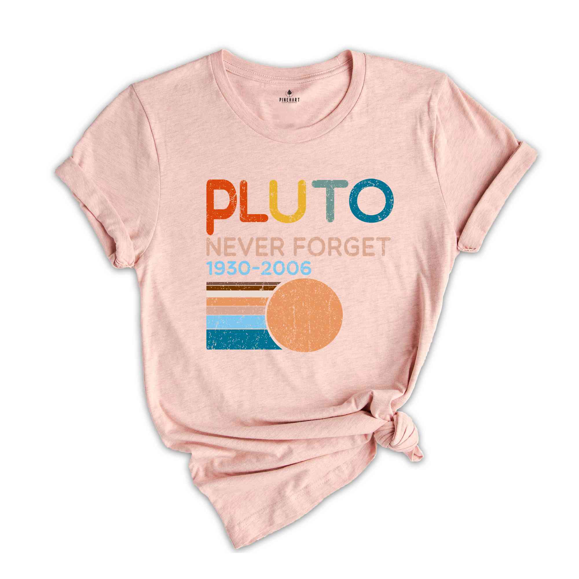 Pluto Never Forget 1936-2006 Planet Shirt, Science T-Shirt, Retro Space Tee, Astronomy Lover Tee, Solar System Humor Shirt