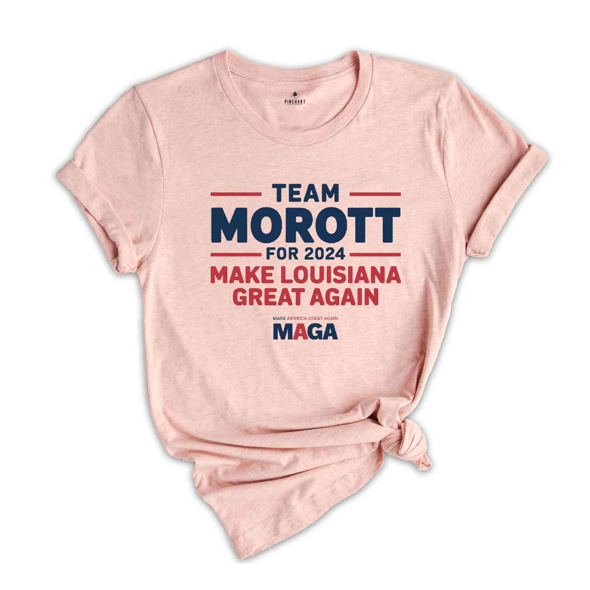 Campaign Shirt, Team Morott for 2024, Make Louisiana Great Again, Election Day Outfit, 2024 Election Tee