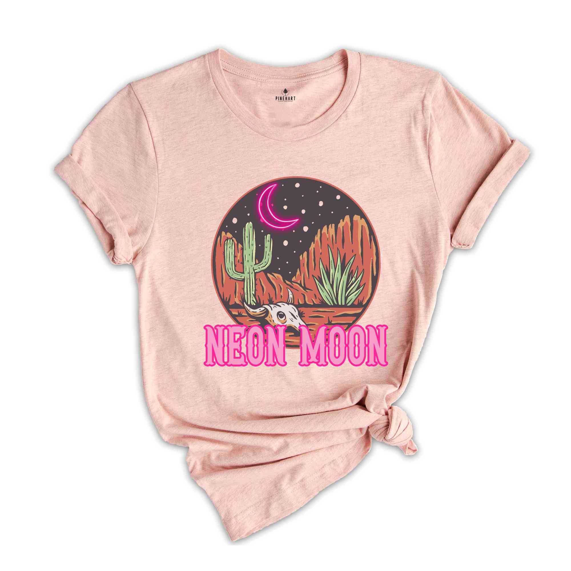 Neon Moon Shirt, Summer Shirt, Country Music Festival Shirt, Country Concert Tee, Desert Shirts, 90S Country Tee