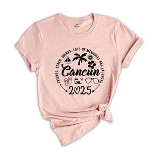 Cancun 2025 Shirt, Cancun Lover T-Shirt, Cancun Fan, Cancun Beach Shirt, Cancun Holiday Shirt, Summer Beach Shirt, Cancun Summer