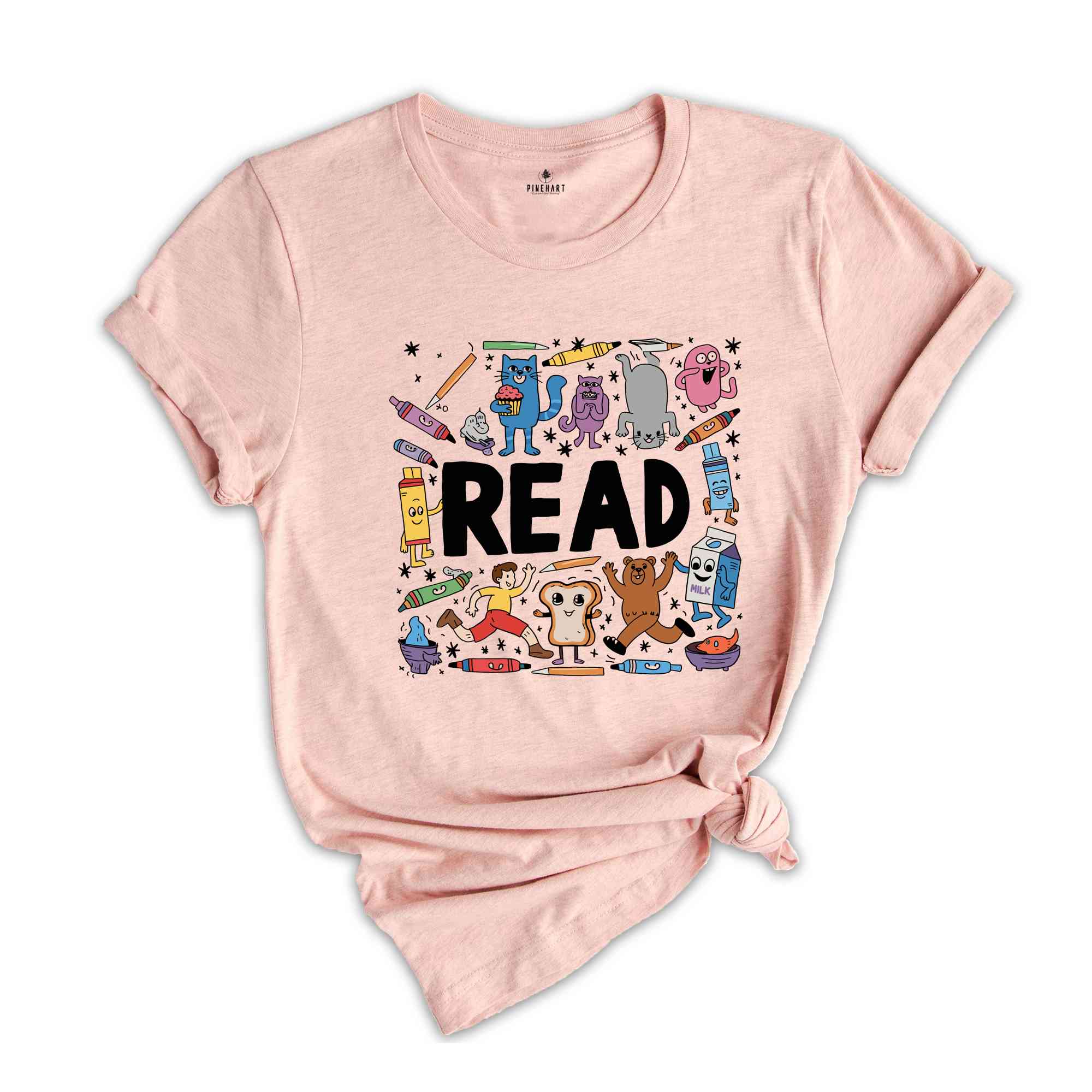 Read Shirt, Read Children's Books Teacher Shirt, Teacher Life Shirt, Teacher Shirt, Kindergarten Shirt, Gift For Teacher