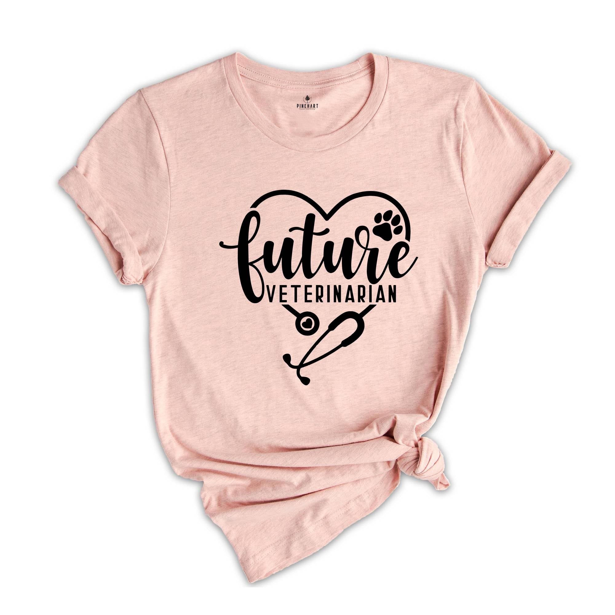 Future Veterinarian Shirt, Vet School Tshirt, Animal Lover Tee, Future Dogtor Shirt, Veterinarian Gift, Veterinarian Student, Animal Doctor