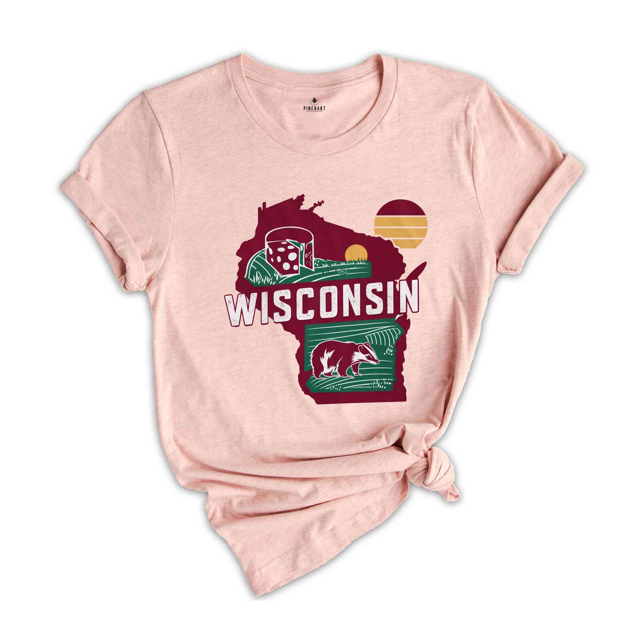 Retro State Of Wisconsin Shirt, State Of Wisconsin Shirt, State Shirt, Wisconsin Shirt, Wisconsin Lover Shirt, Family Trip Shirt, Travel Tee