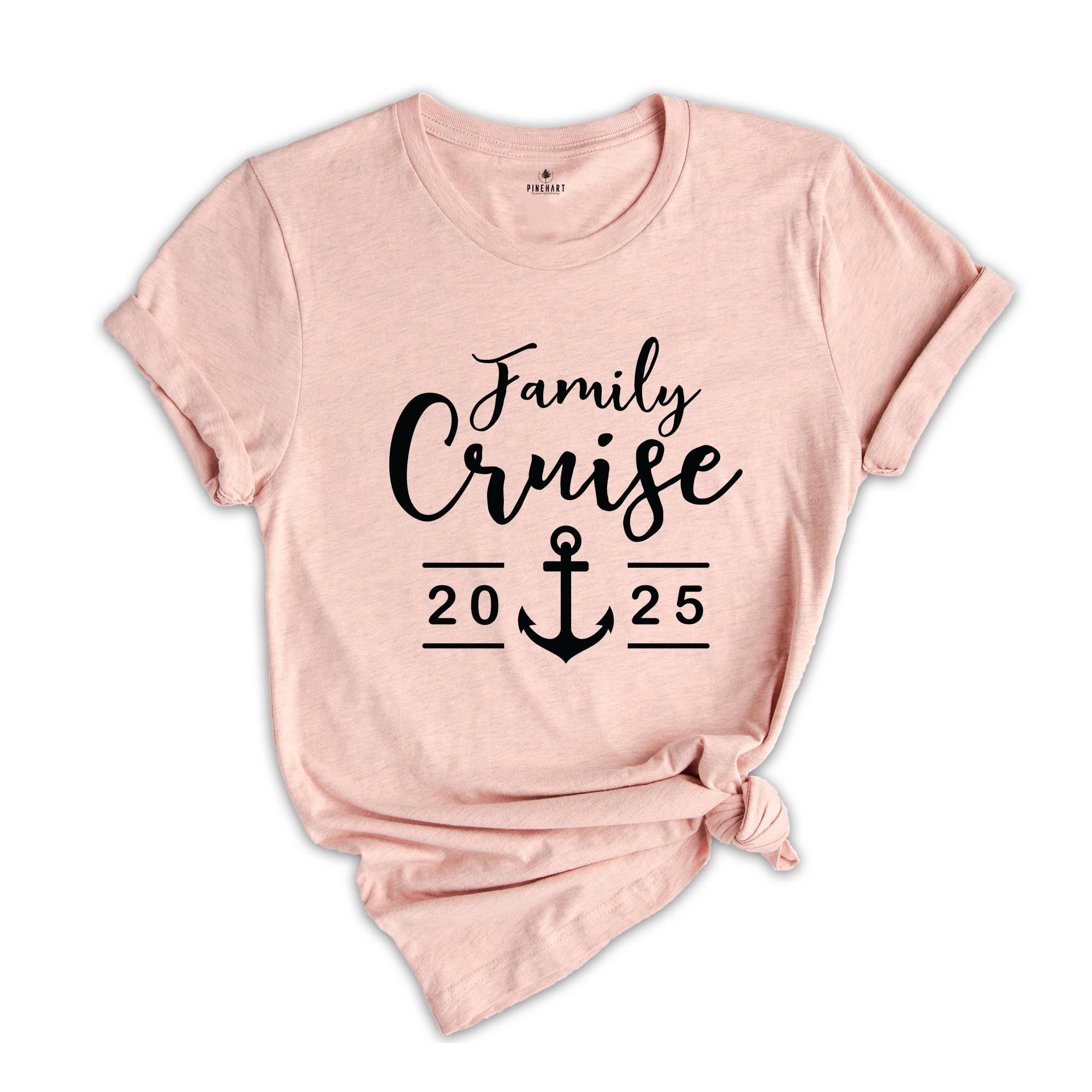 Family Cruise 2025 Shirt, Family Cruise Shirt, Family Vacation Shirt, Boat Trip Shirt, Summer Shirt, Anchor Shirt, Group Cruise Shirt