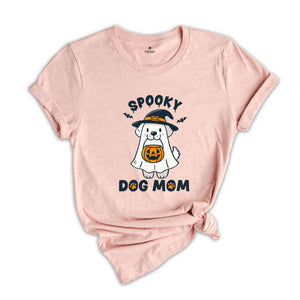 Spooky Dog Mom Shirt, Dog Lover Shirt, Dog Mama Shirt, Spooky Season Shirt, Dog Shirt, Ghost Shirt, Halloween Gift, Pumpkin Shirt