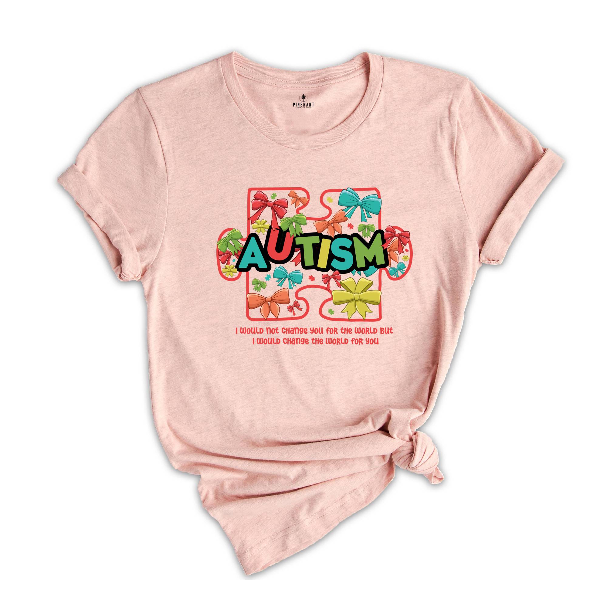 Autism Puzzle Shirt, Autism Shirt, Autism Mom Shirt, Puzzle Shirt, Autism Coquette Puzzle Shirt, Autism Awareness Shirt, Proud Mom Shirt