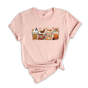 Fall Pumpkin Spice Shirt, Halloween Shirt, Coffee Latte Shirt, Fall Shirt, Retro Halloween Shirt, Pumpkin Shirt, Coffee Shirt, Autumn Shirt