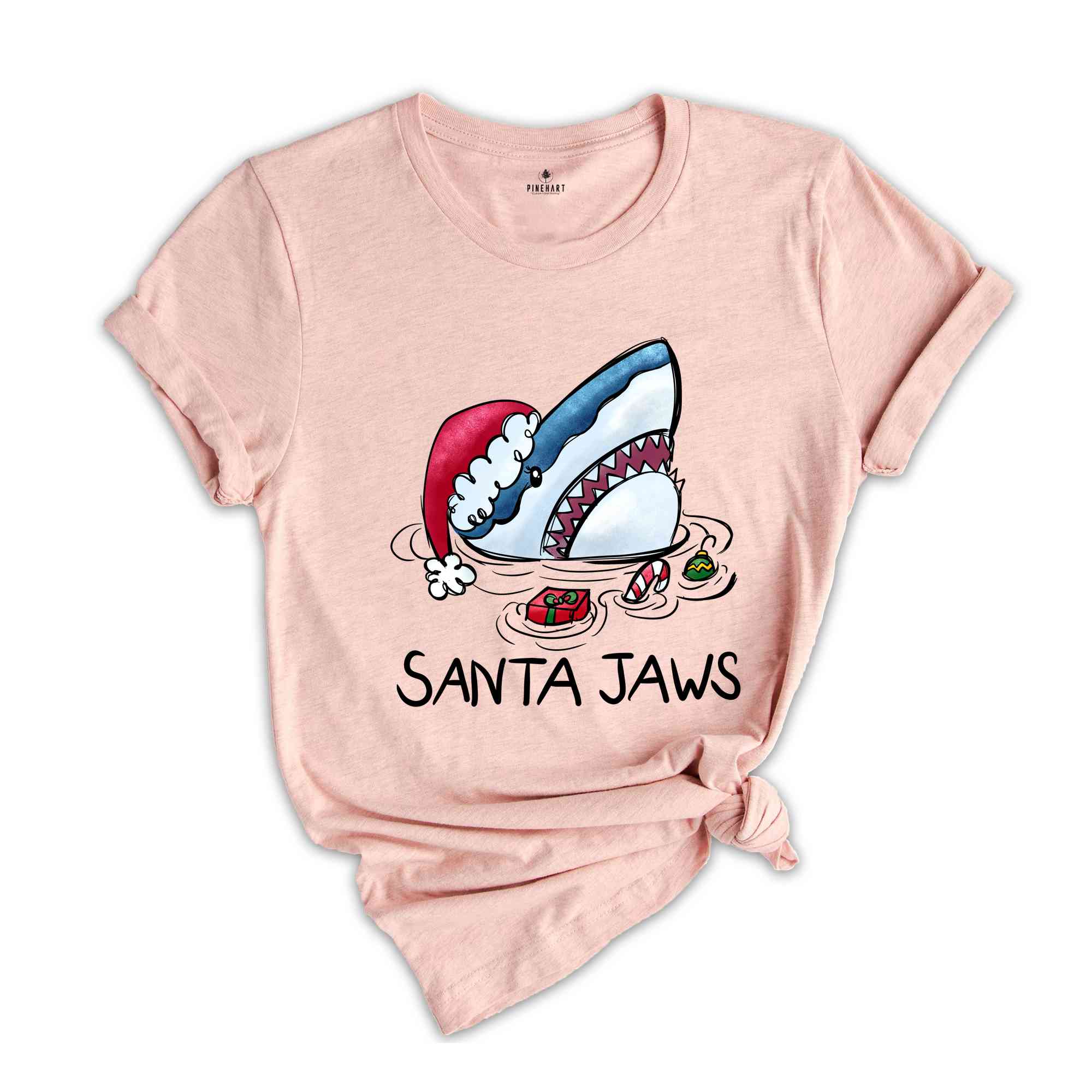 Santa Jaws Shirt, Christmas Shirts, Santa Claus Shirts, Christmas Gifts, Christmas Family Shirt, Christmas Vibe Tee