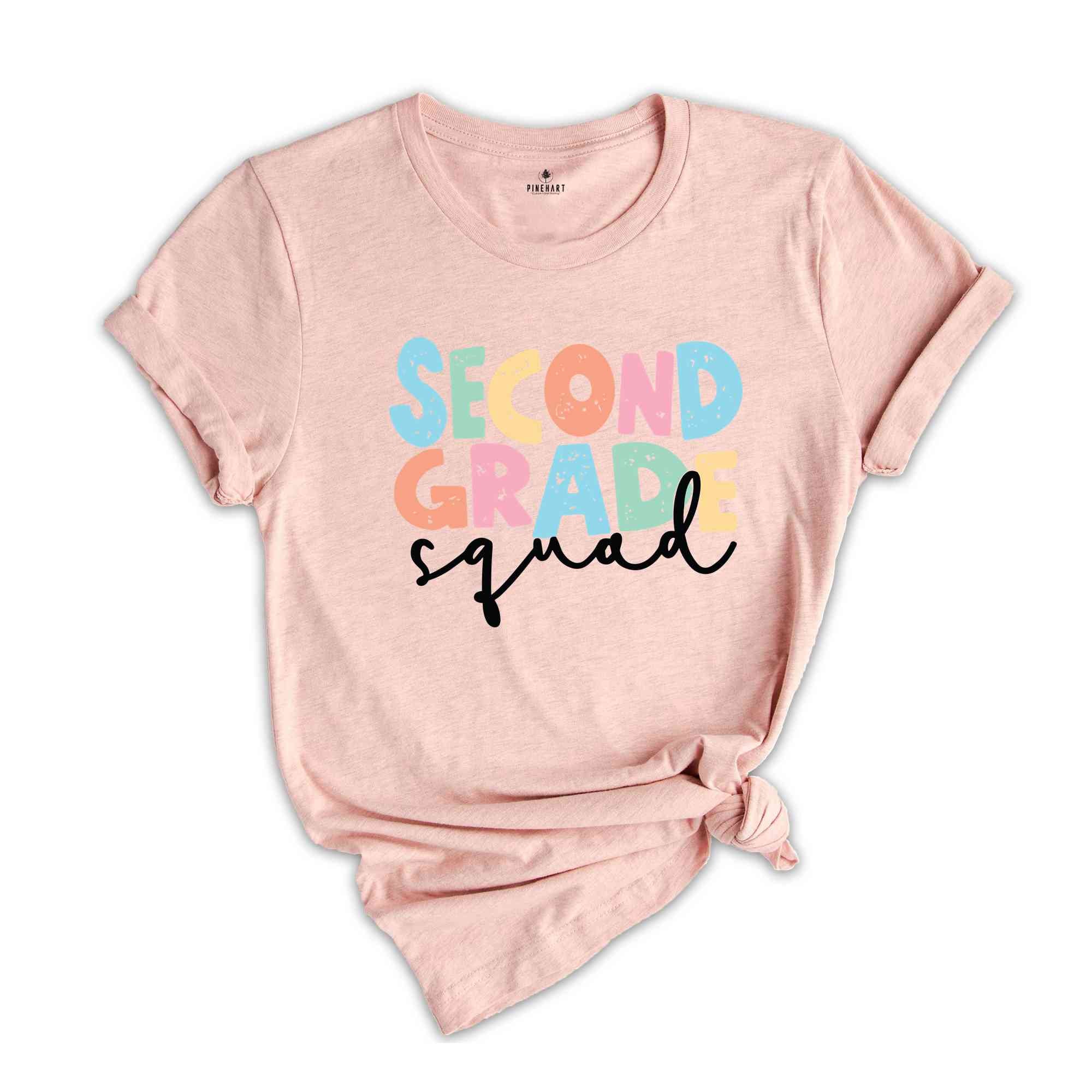 Second Grade Squad T-Shirt, 2nd Grade Teacher Shirt, Back To School Shirt, Teacher Appreciation Gift, School Shirt