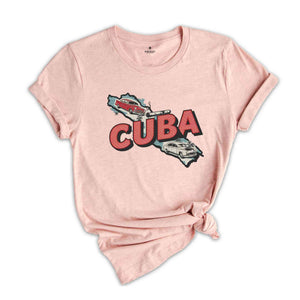 Retro Cuba Shirt, Cuba Travel Shirt, Country Travel Shirt, Shirt For Traveler, Travel Lover Gift, Travel Tee, Trip Shirt