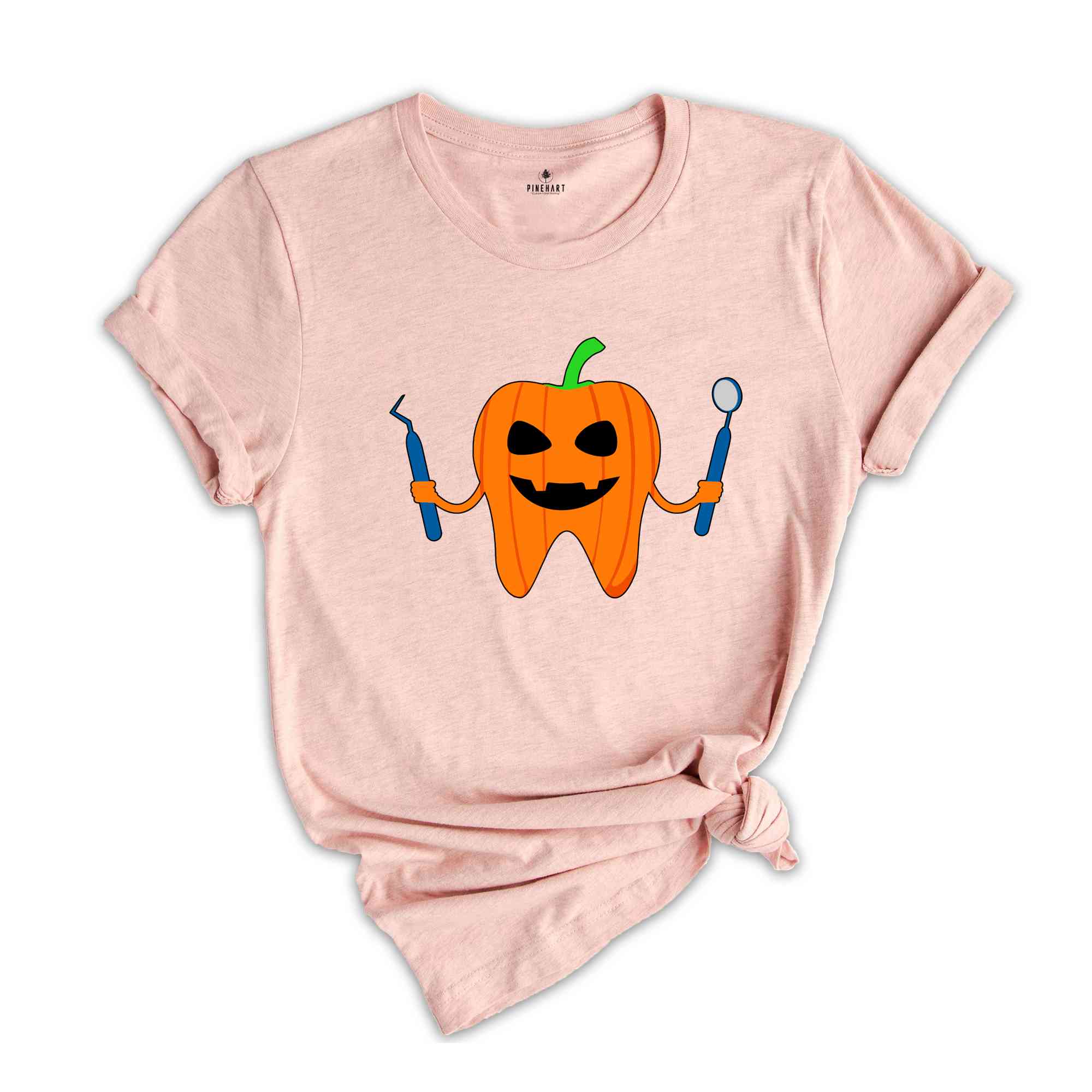 Pumpkin Tooth Shirt, Happy Halloween Tooth, Halloween Dental T-Shirt, Pumpkin Teeth Tooth Shirt, Dental Apparel