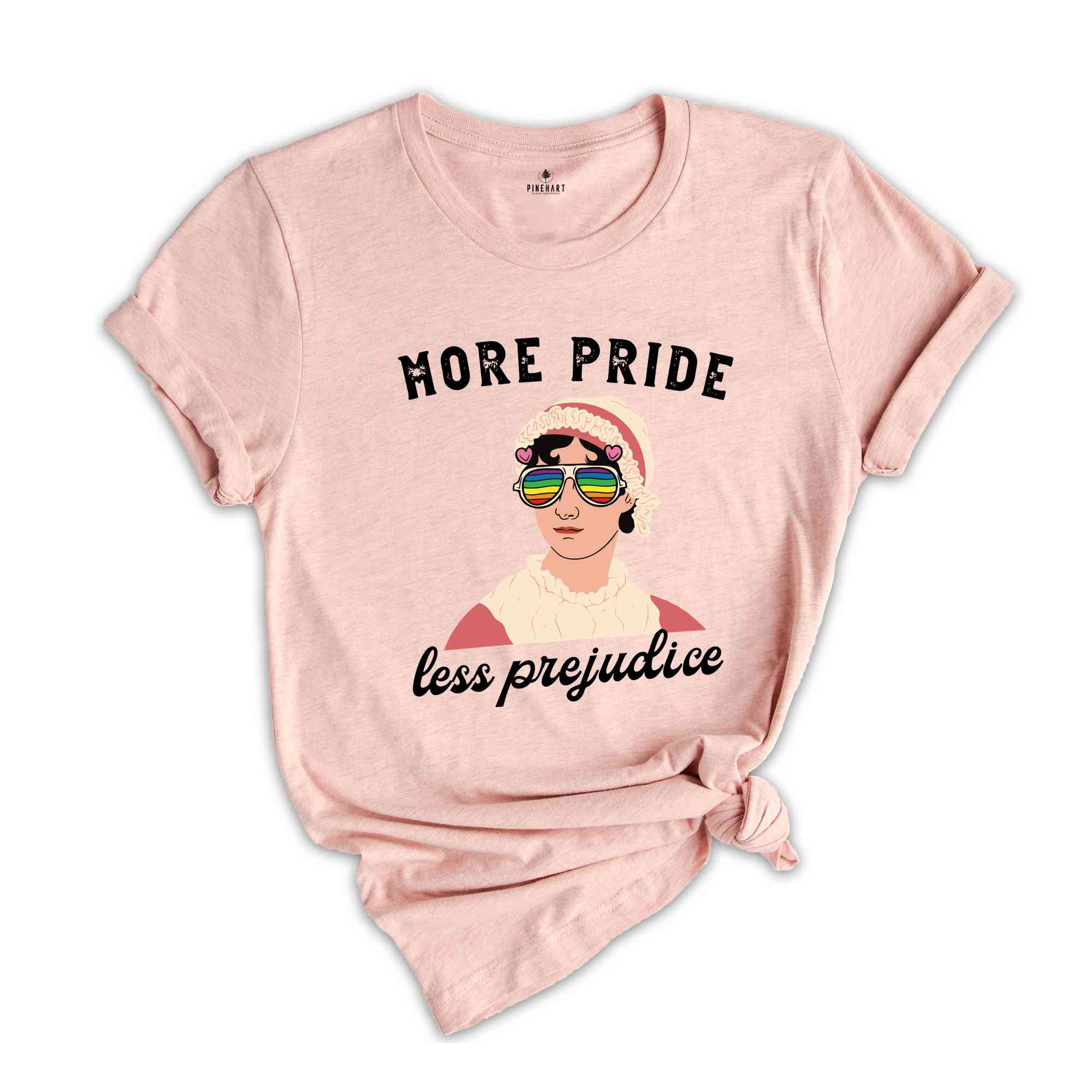 More Pride Less Prejudice Shirt, LGBTQ Tee, Groovy Pride Sweatshirt, Proud Ally T-Shirt, Pride Month Gift, Pride Ally Shirt