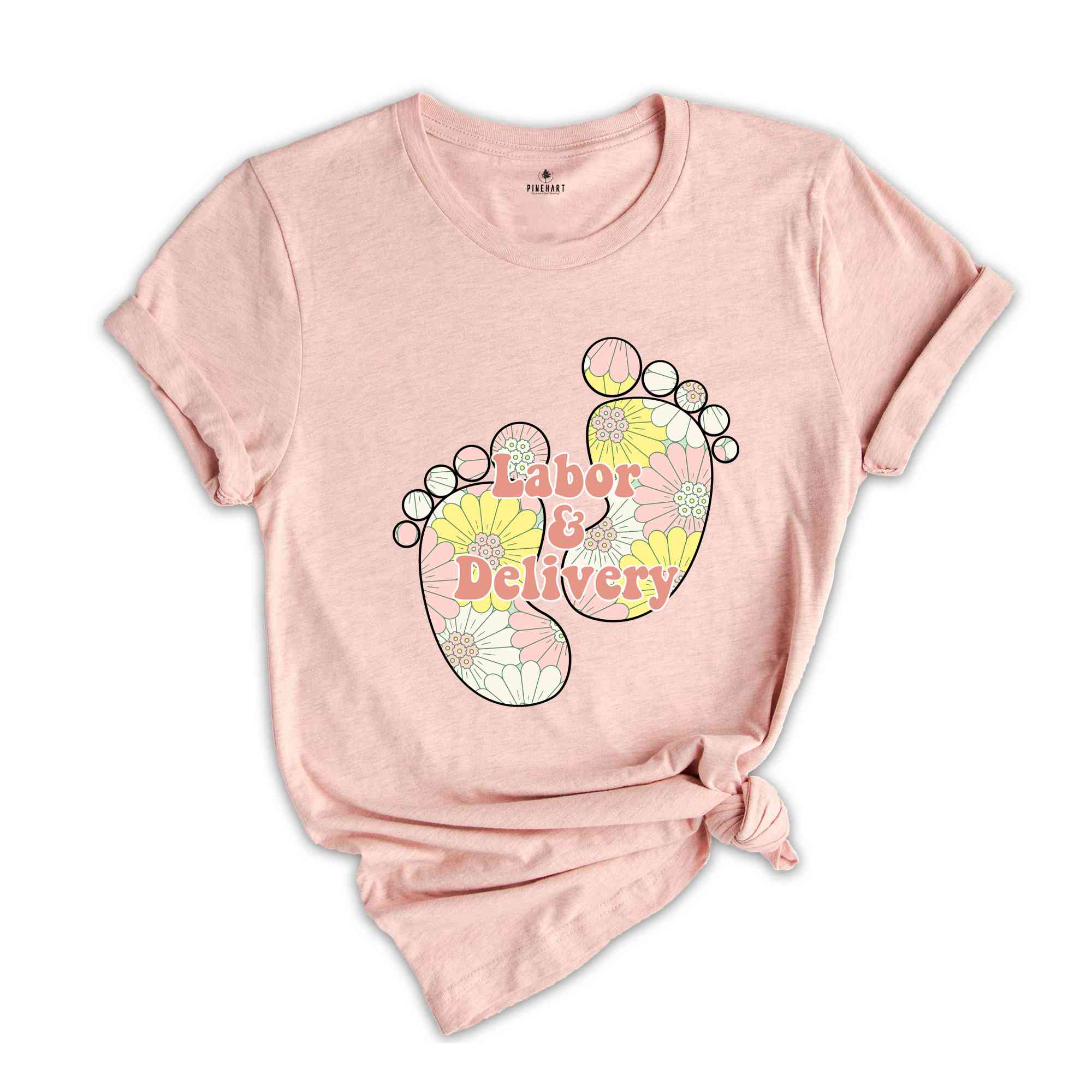 Labor and Delivery Nurse Shirt, Wildflowers Labor and Delivery Nurse T-Shirt, Labor and Delivery Tee, L&D Gift