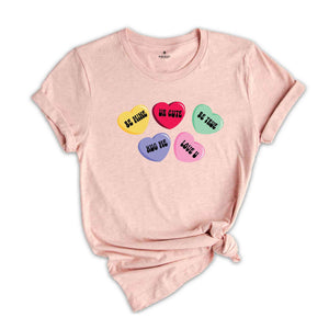 Valentines Day Shirt, Couple Shirt ,Candy Hearts,Be Mine shirt,Xoxo shirt, Funny Conversation Hearts shirt