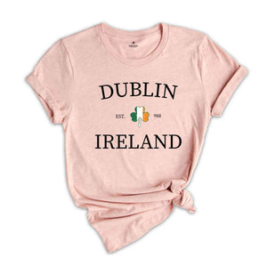 Dublin Shamrock Saint Patrick Day Shirt, Dublin Shirt, Saint Patrick Day Tee, Dublin Ireland Shirt, St Patrick Shamrock Tee