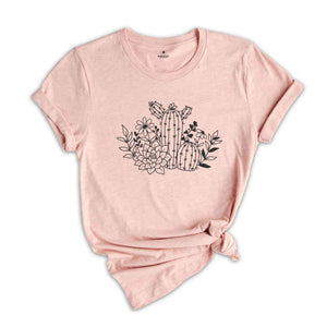 Cactus Shirt, Plant Mom Shirts, Plant Lover Shirt, Cactus Lover Gift, Cactus T-shirt Women, Crazy Plant Lady, Gardening Shirt