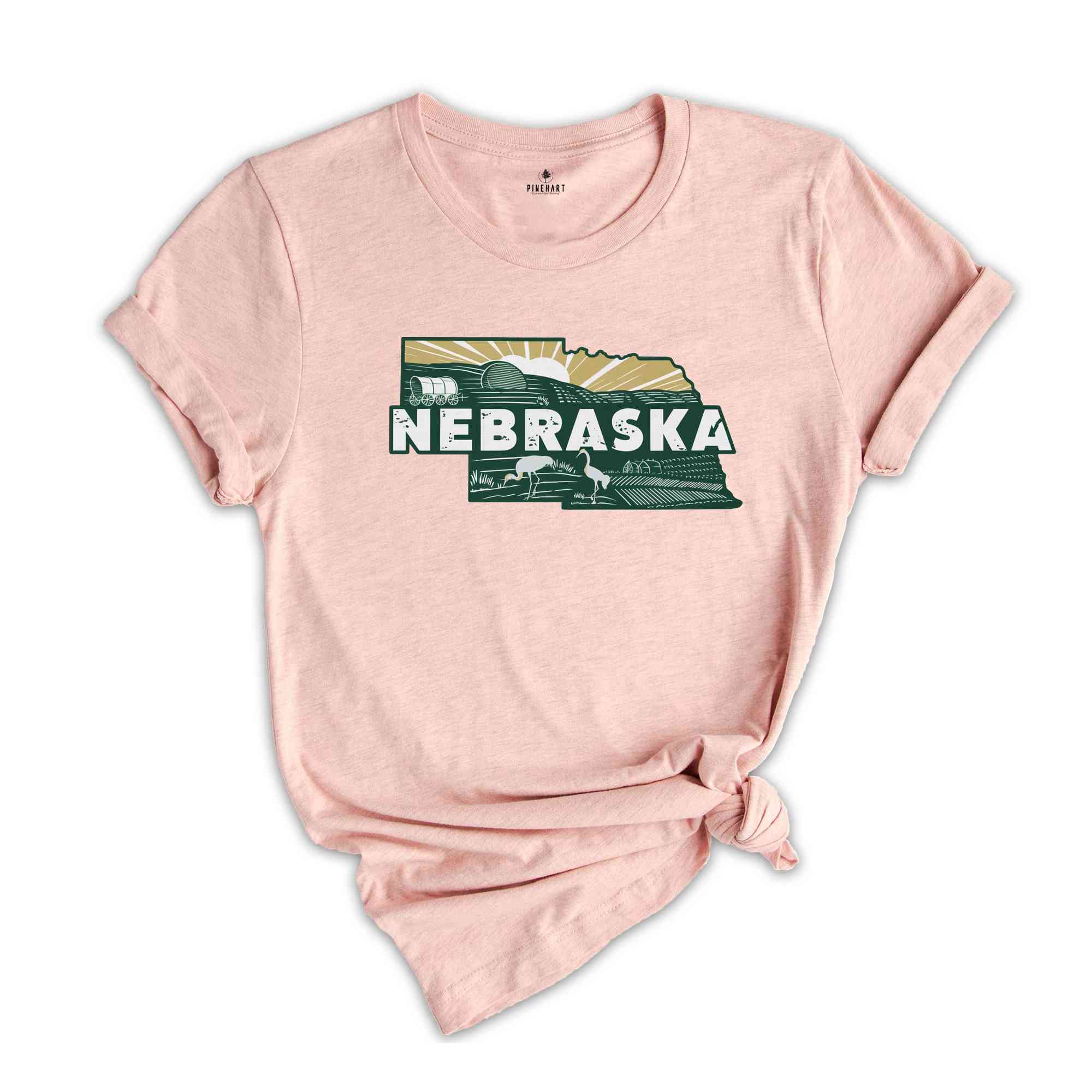 Retro State Of Nebraska Shirt, State Of Nebraska Shirt, State Shirt, Nebraska Shirt, Nebraska Lover Shirt, Family Trip Shirt, Travel Shirt