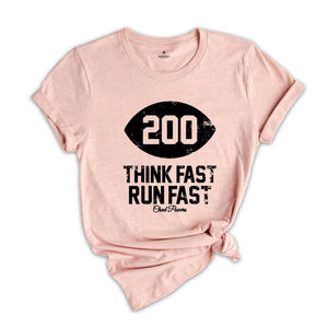 Run Fast T-Shirt, Chad Powers T-Shirt, Football Fan Tee, Inspirational Shirts, Football Lover Gift, Motivational Shirt