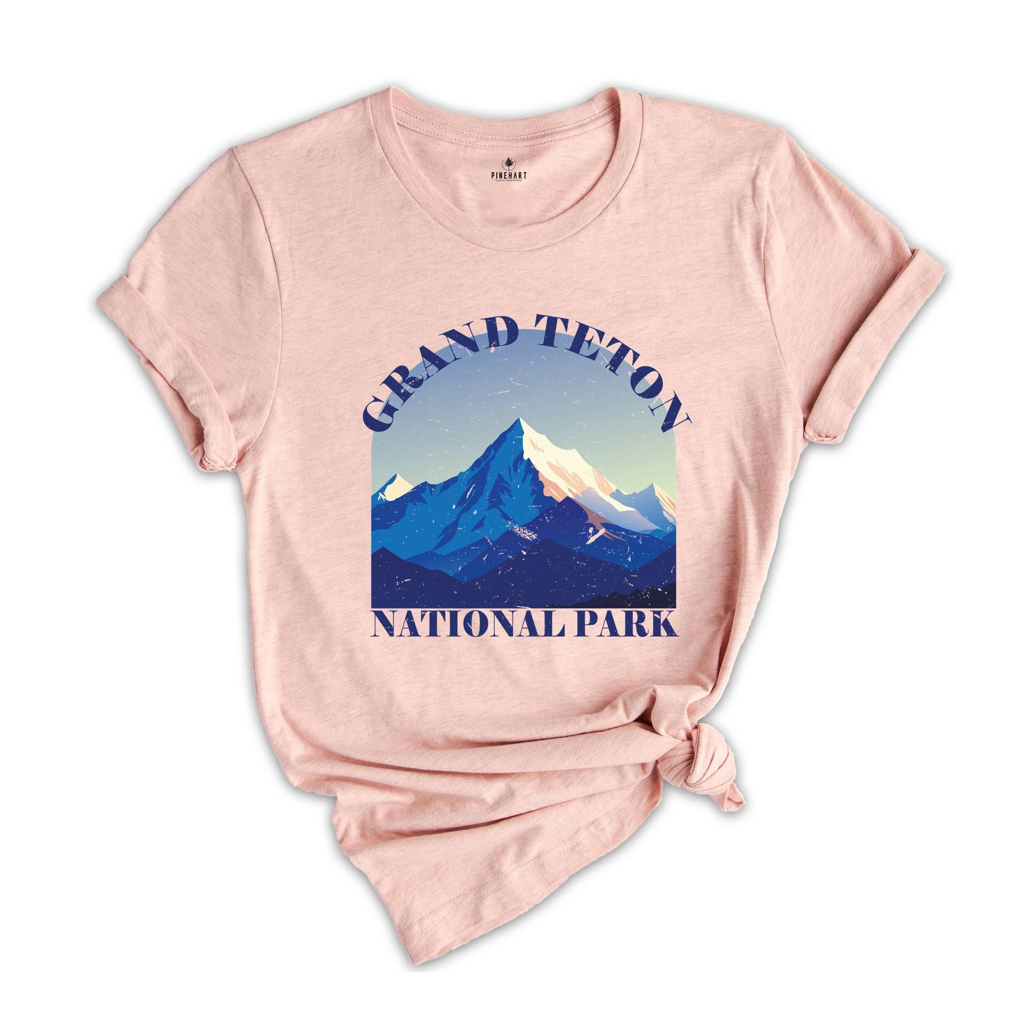 Grand Teton National Park Shirt, Wyoming T-Shirt, Grand Teton Vintage National Park Shirt, Mountain Shirt, Grand Teton Park Grand Tee