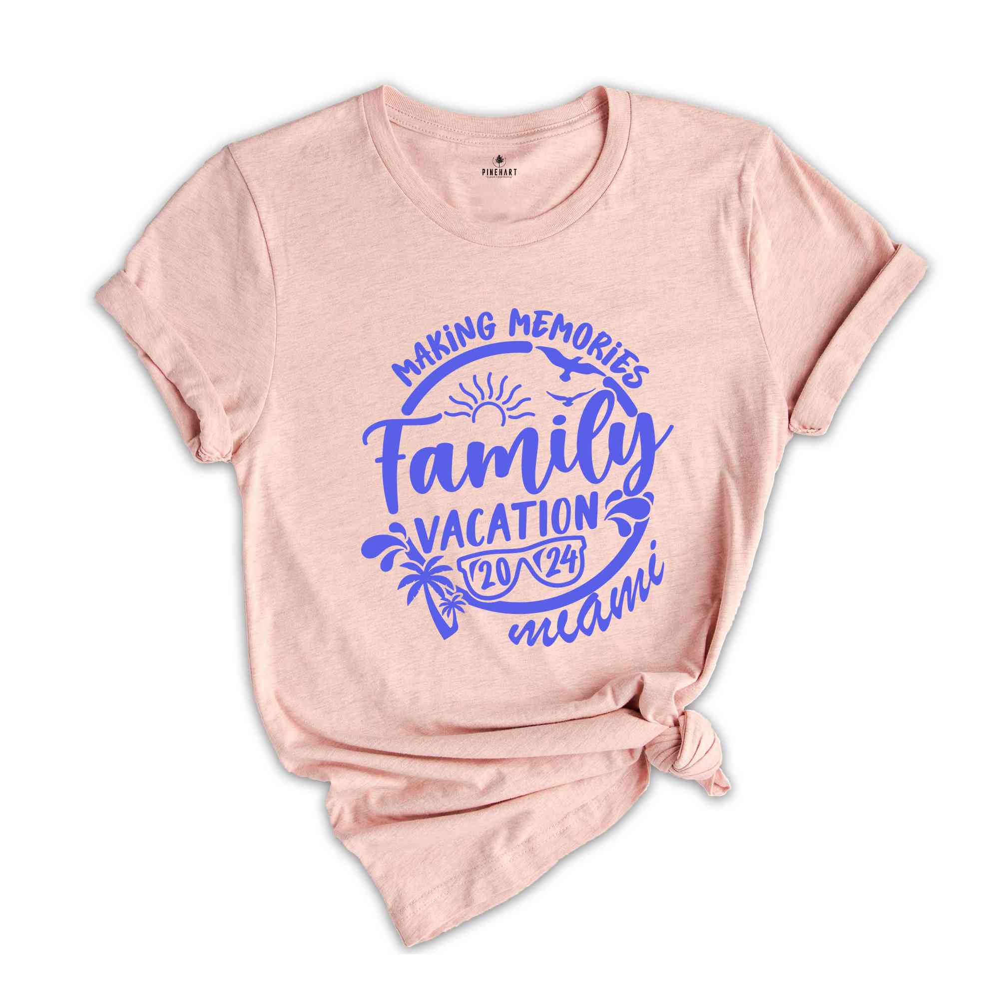 Custom Family Vacation Shirt, Personalized Gift, Family Trip Shirt, Vacation Shirts, Family Vacation, Family Beach Trip, Summer Vibes 2024