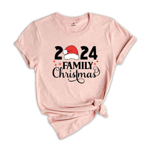 Family Christmas 2024 Shirt, Christmas T-Shirt, Matching Christmas Tee, Christmas Santa Gift, Christmas Party Shirt