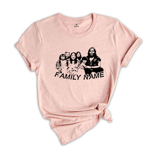 Custom Vintage Family Shirt, Custom Family Photo Shirt, Custom Family Shirts, Family Vacation Shirts, Retro Family Shirt