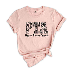 Physical Therapist Assistant Tee, Therapist Student Shirt, Pocket PTA Shirt, Physiotherapy Shirt, Physical Therapist Tee