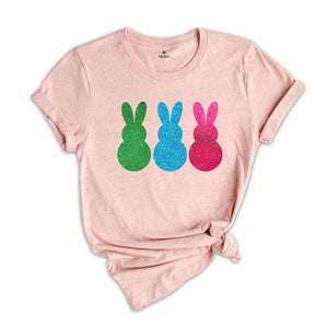 Glitter Bunnies Shirt, Easter Shirt, Bunny Easter Shirt, Happy Easter Shirt, Easter Mom Shirt, Mom Shirt