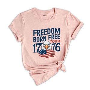 Retro 4th of July Shirt, Freedom tour, Red White and Blue, Eagle America shirt, Fourth of July Shirt, Independence Day Tee