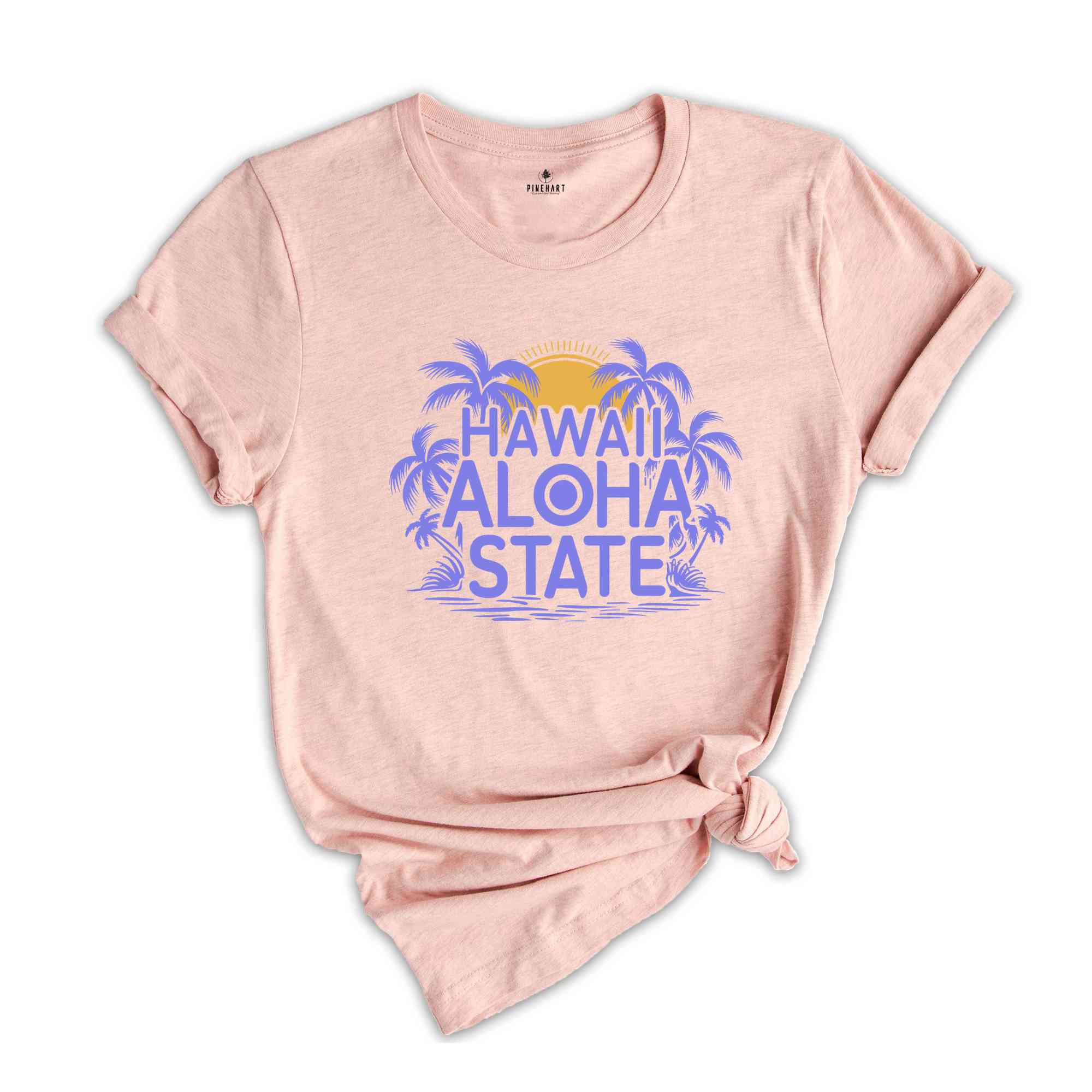 Hawaii Shirt, Aloha State Shirt, Summer Shirt, Retro Summer Shirt, Hawaiian Shirt, Beach Tee, Beach Lover Gifted