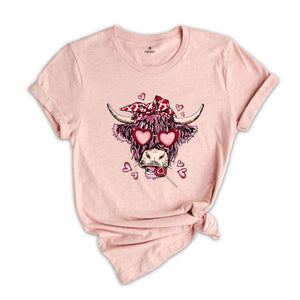 Valentine Cow Shirt, Valentines Day Shirt, Couple Shirt, Valentine Gift, Cow Lover Shirt, Animal Lover Shirt, Cow Shirt