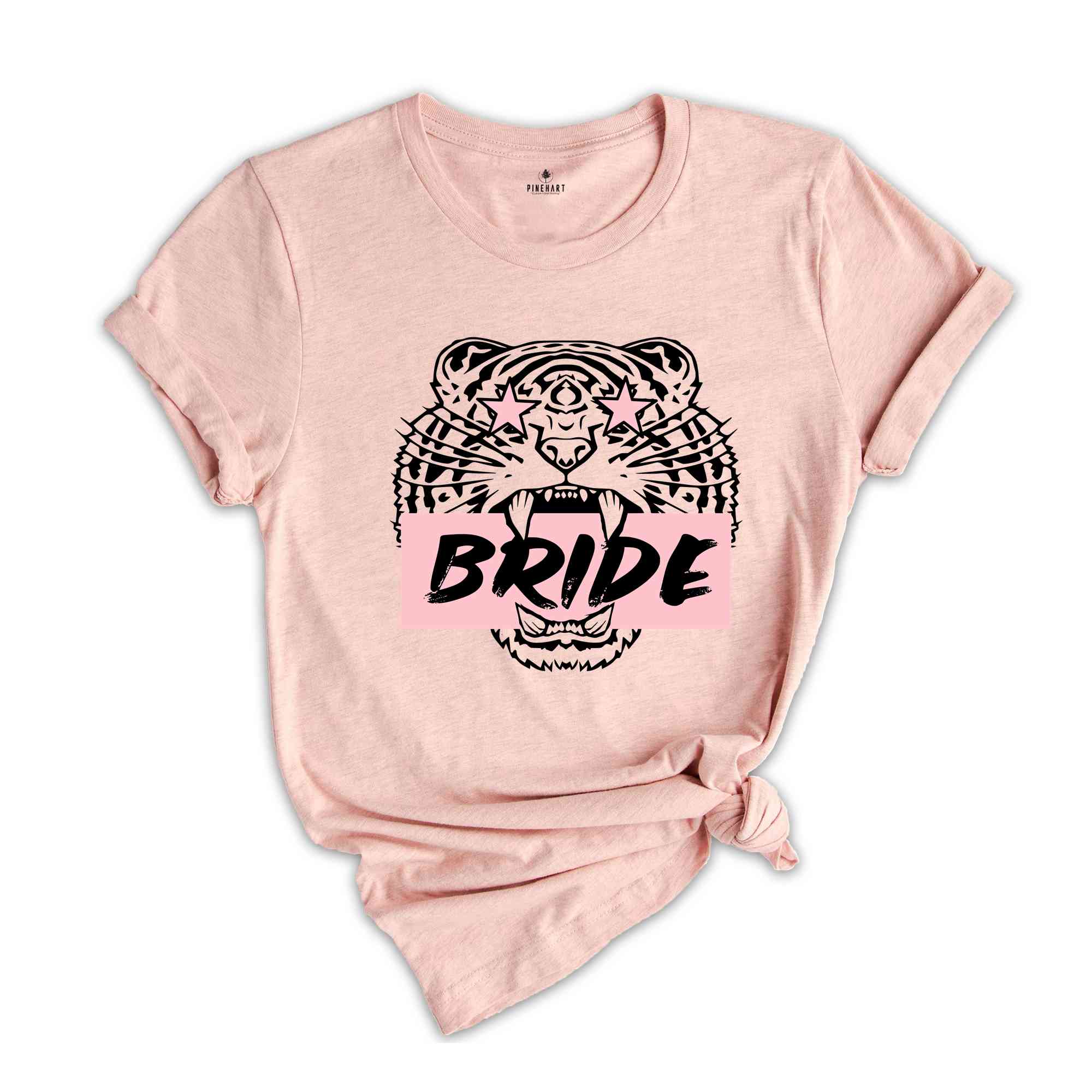 Retro Tiger Bride Exotic Bachelorette Shirt, Bachelorette Party Shirt, Animal Lover Shirt, Cute Bride Shirt, Bridesmaid Shirt, Bride Gift