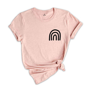 Cute Rainbow Pocket T-Shirt, Mama Shirt, Mom Shirt, New Mom Gifts, Mama T-Shirts, Trendy Shirt For New Mom