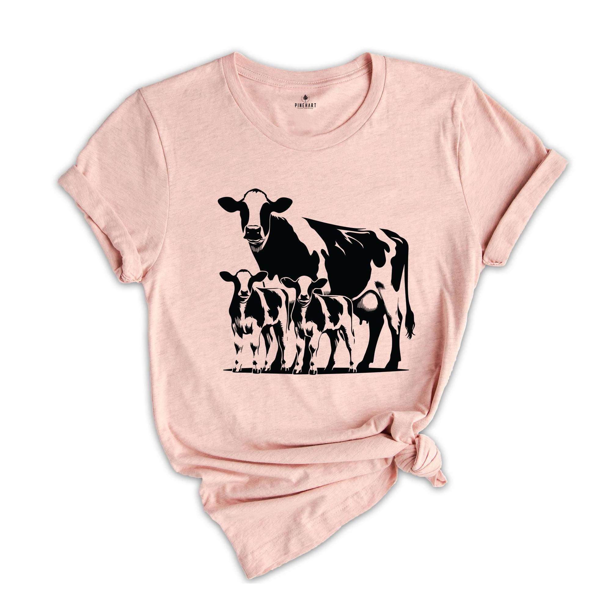 Cow Family Shirt, Farmers Shirt, Animal Lover Shirt, Western Country Shirt, Cow Lover Shirt, Farm Shirt, Animal Shirt, Farm Lover Shirt