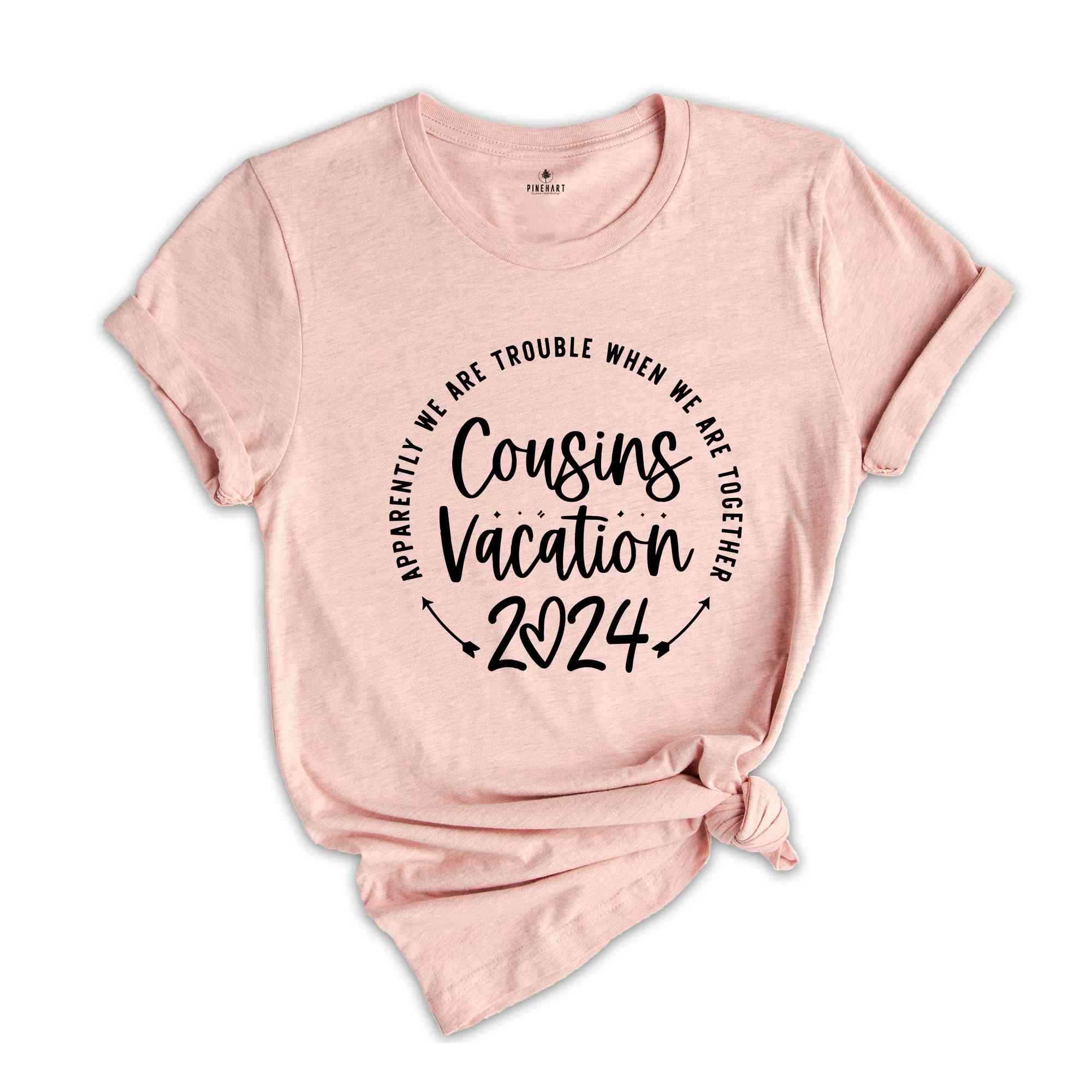 Cousins Vacation Shirt, Warning 2024 Cousin Trip In Progress, Vacation Tee, Cousin Trip T-Shirt, Matching Cousin Vacation Tee