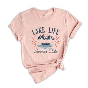 Lake Life Summer Club Shirt, Adventurer Shirt, Camper Shirt, Nature Lover Shirt, Summer Shirt, Lake Day Shirt, Sun Rays, Lake Trip Shirt