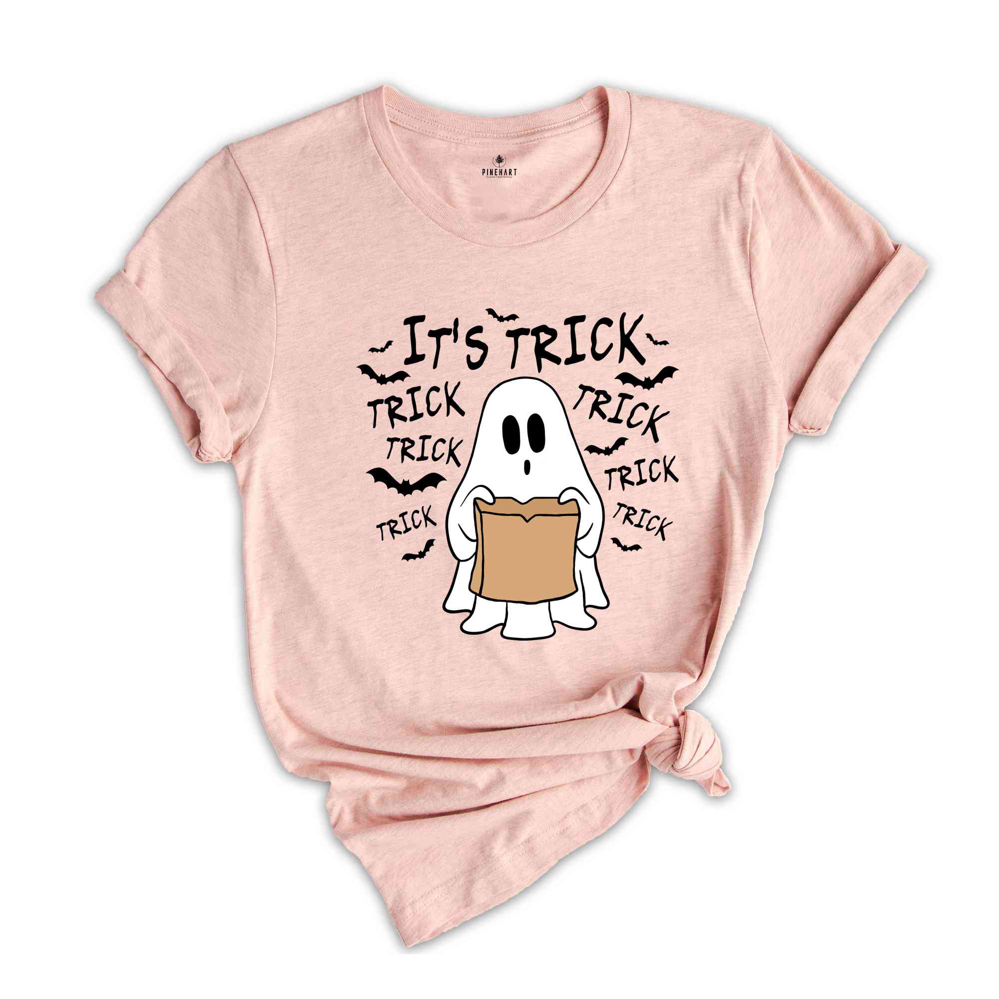 It's Trick Shirt, Cute Ghost Shirt, Funny Ghost Shirt, Boo Shirt, Ghost Shirt, Spooky Season Shirt, Halloween Shirt, Cute Halloween Shirt