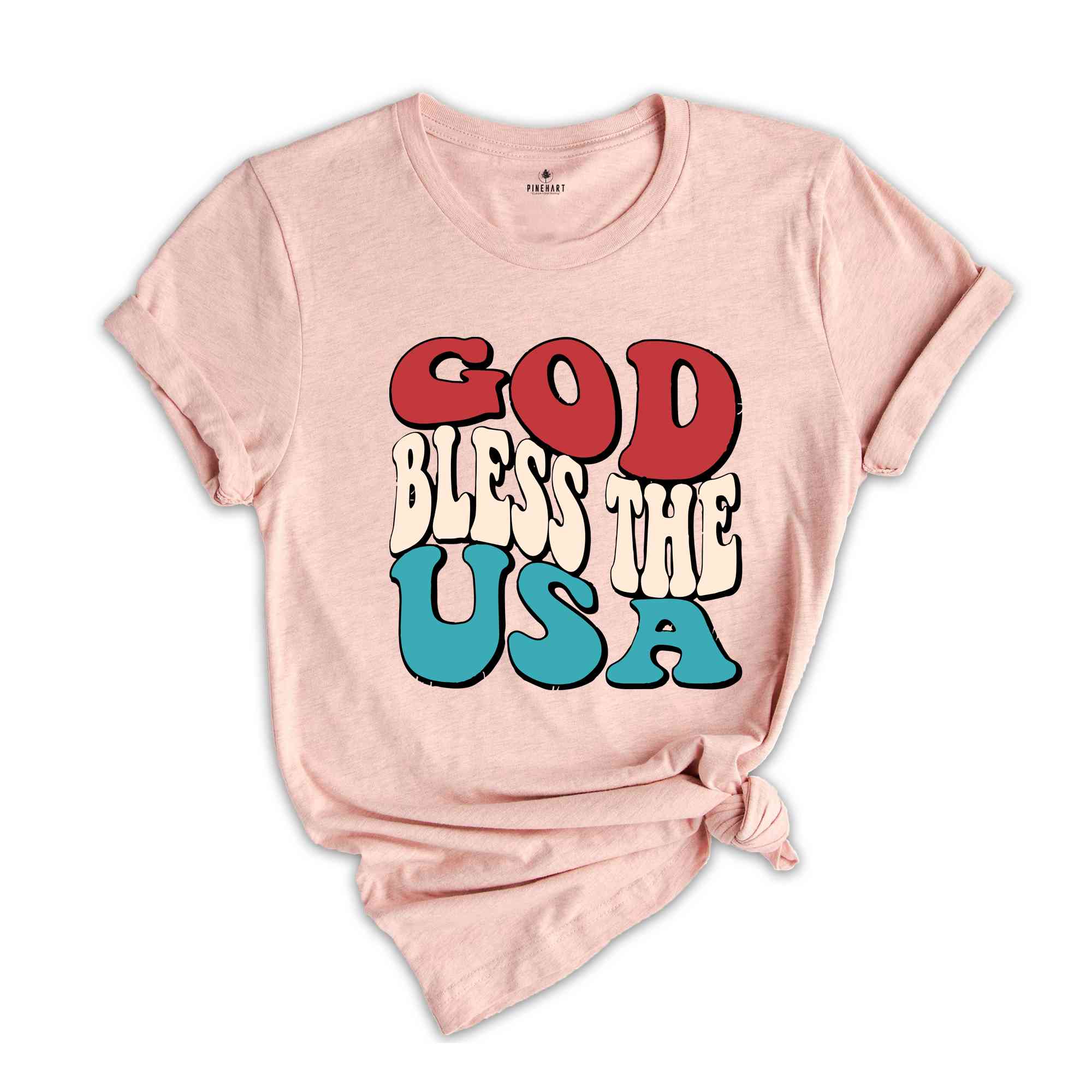 God Bless The Usa Shirt, 4th Of July Shirt, Summer Shirt, Independence Day Shirt, Fourth Of July Shirt, Freedom Shirt, God Shirt, Summer Tee