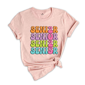 Senior 2025 Shirt, High School Graduate, Class of 2025 Senior Shirt, Senior Retro Shirt, 2025 Seniors Gift, Senior 2025 Retro Shirt